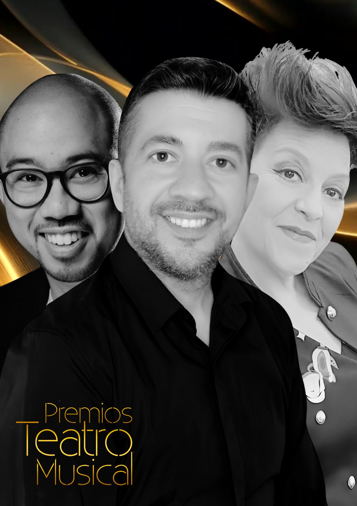 Iván Macías, María José Santos Y Laurence Aliganga